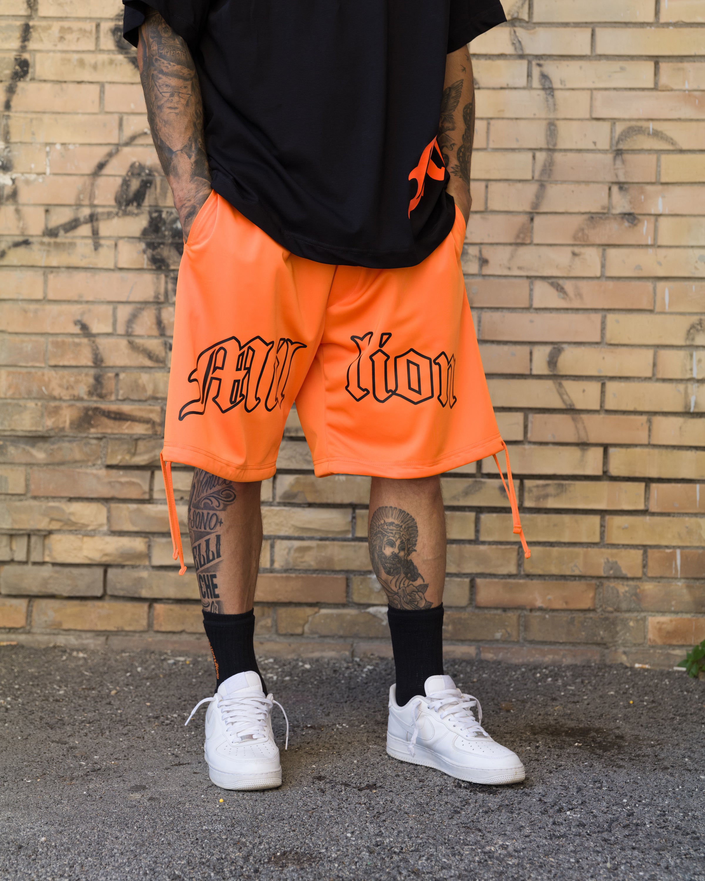 Pantalones cortos Gótico Naranja