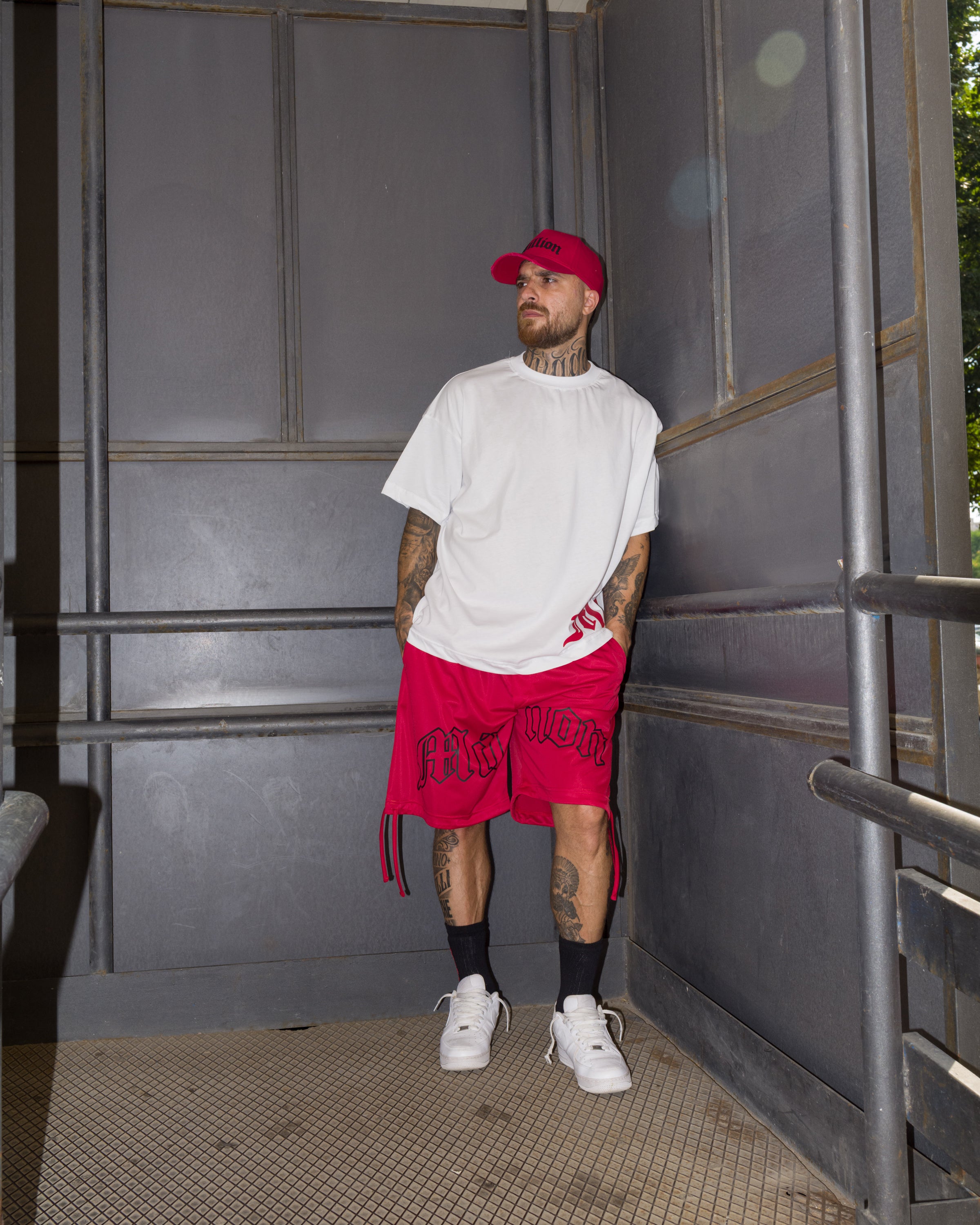 Pantalones cortos Gótico Rojo