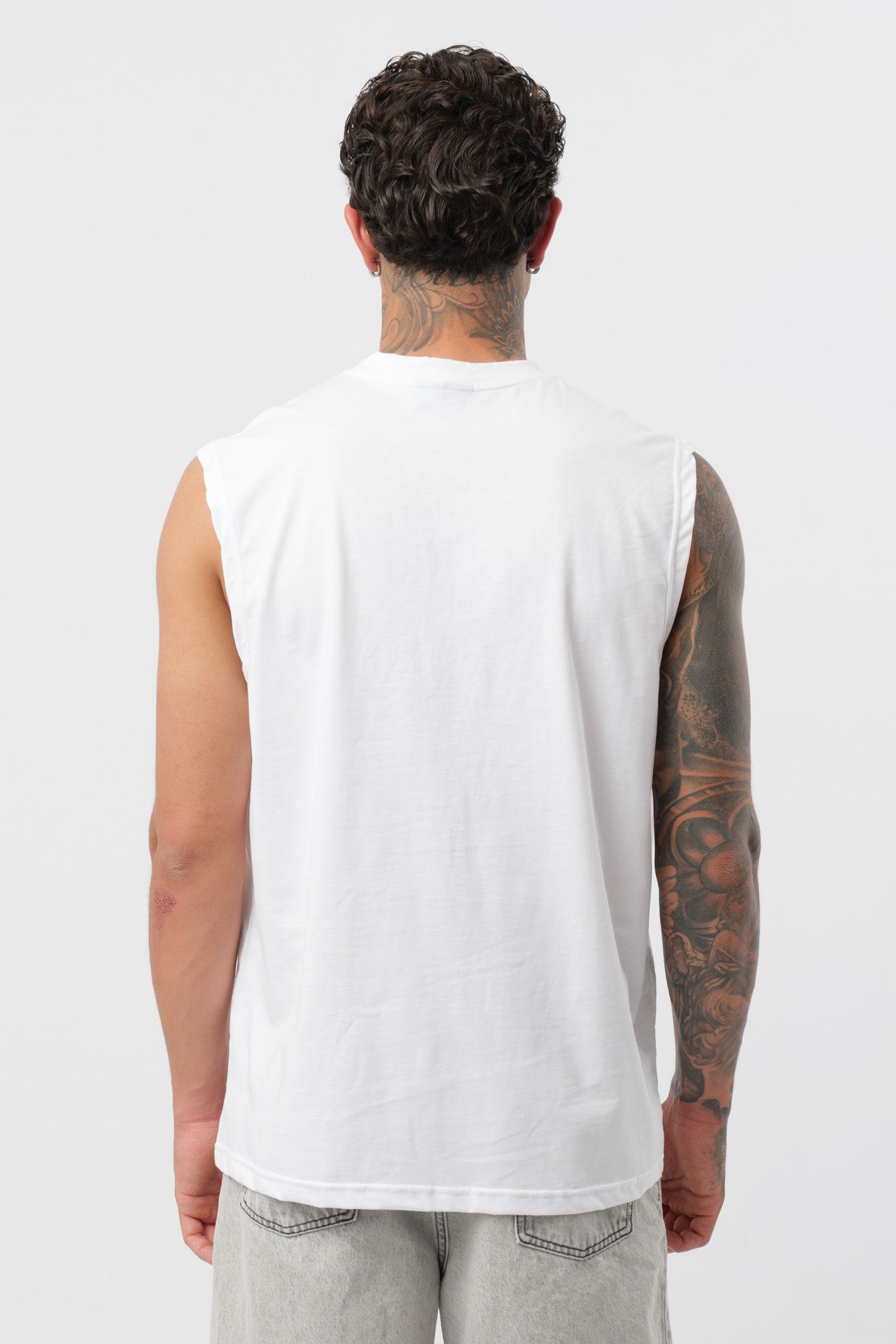 Camiseta de Tirantes Jersey Blanca