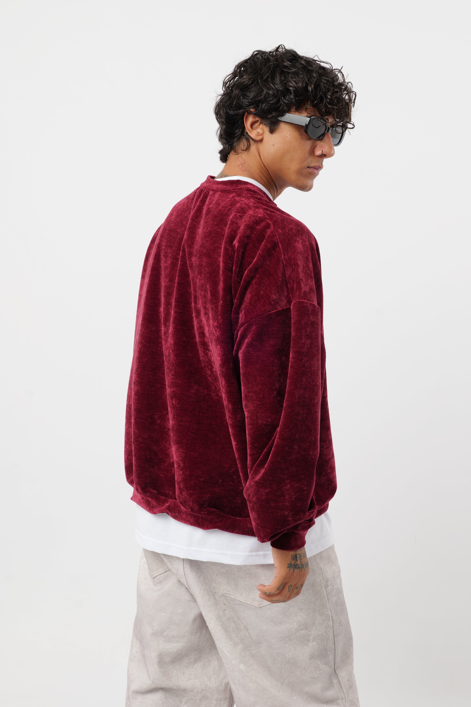Crewneck 'Archive' Celeste