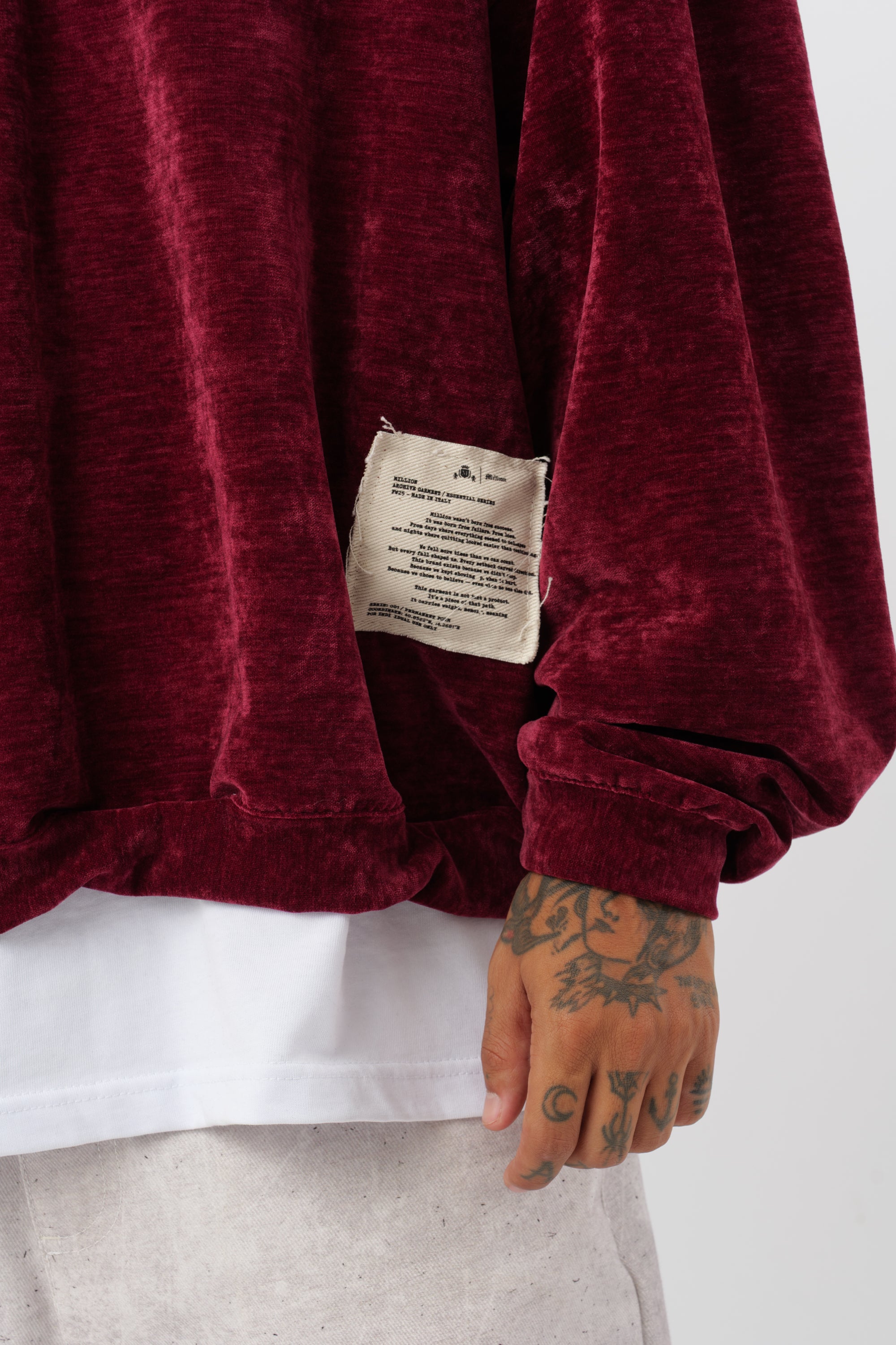 Crewneck 'Archive' Celeste