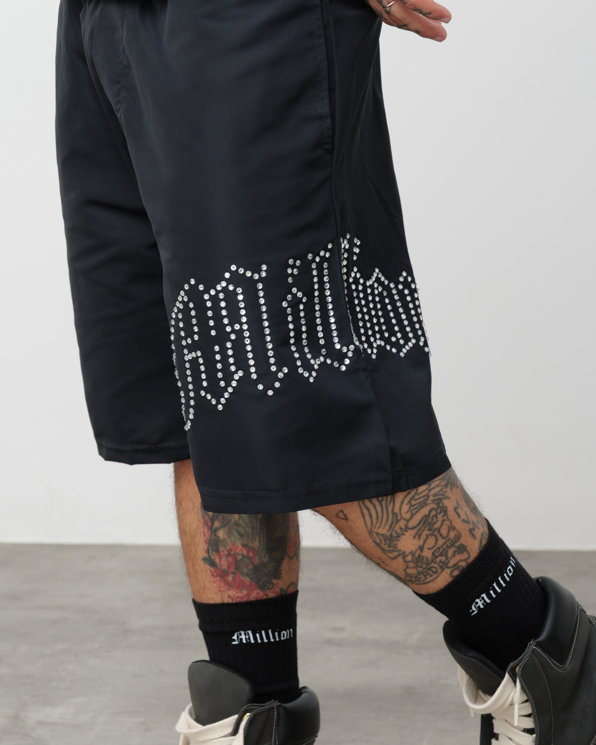 Shorts Tech Nero - Diamond Bianco