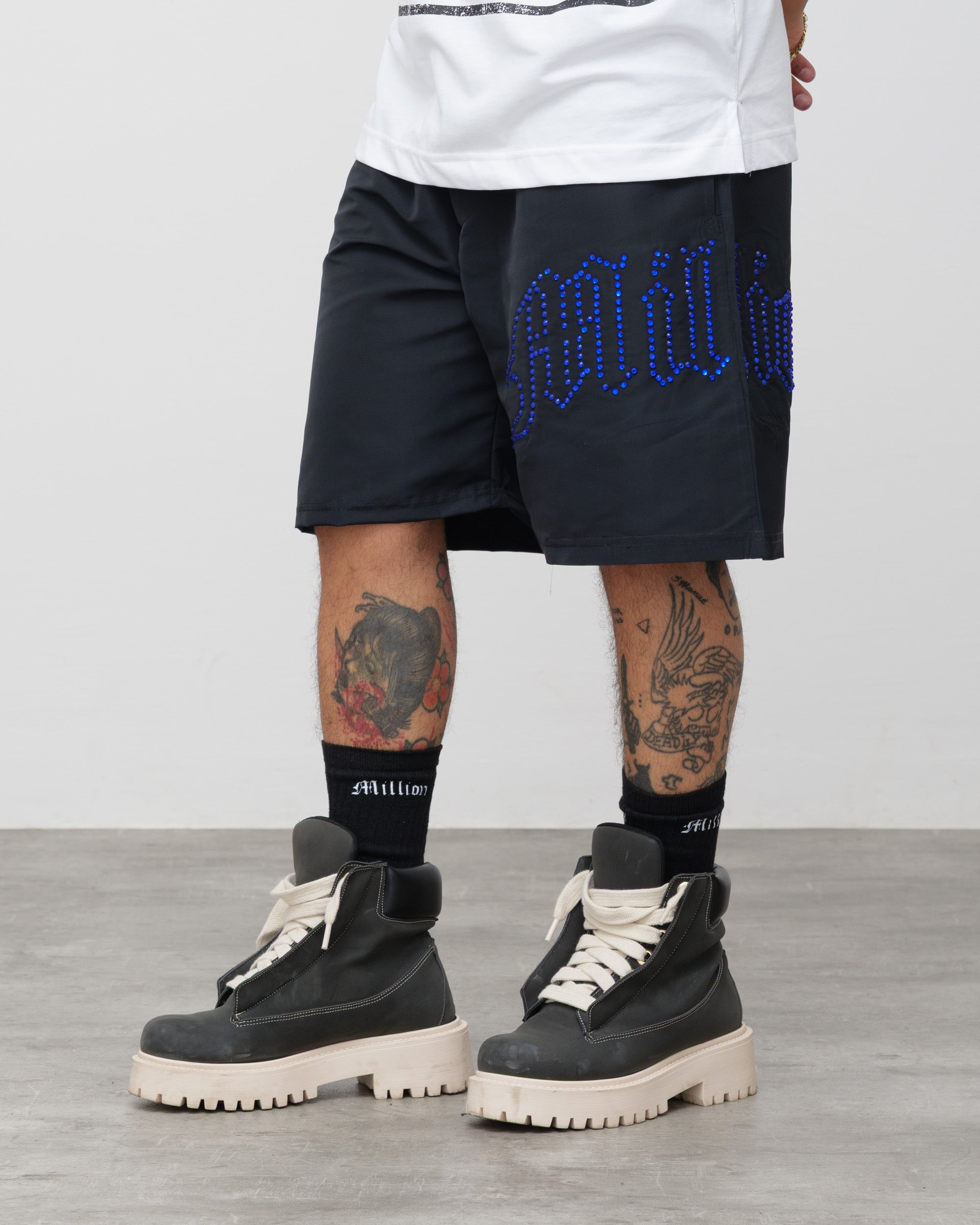 Shorts Tech Nero - Diamond Blu