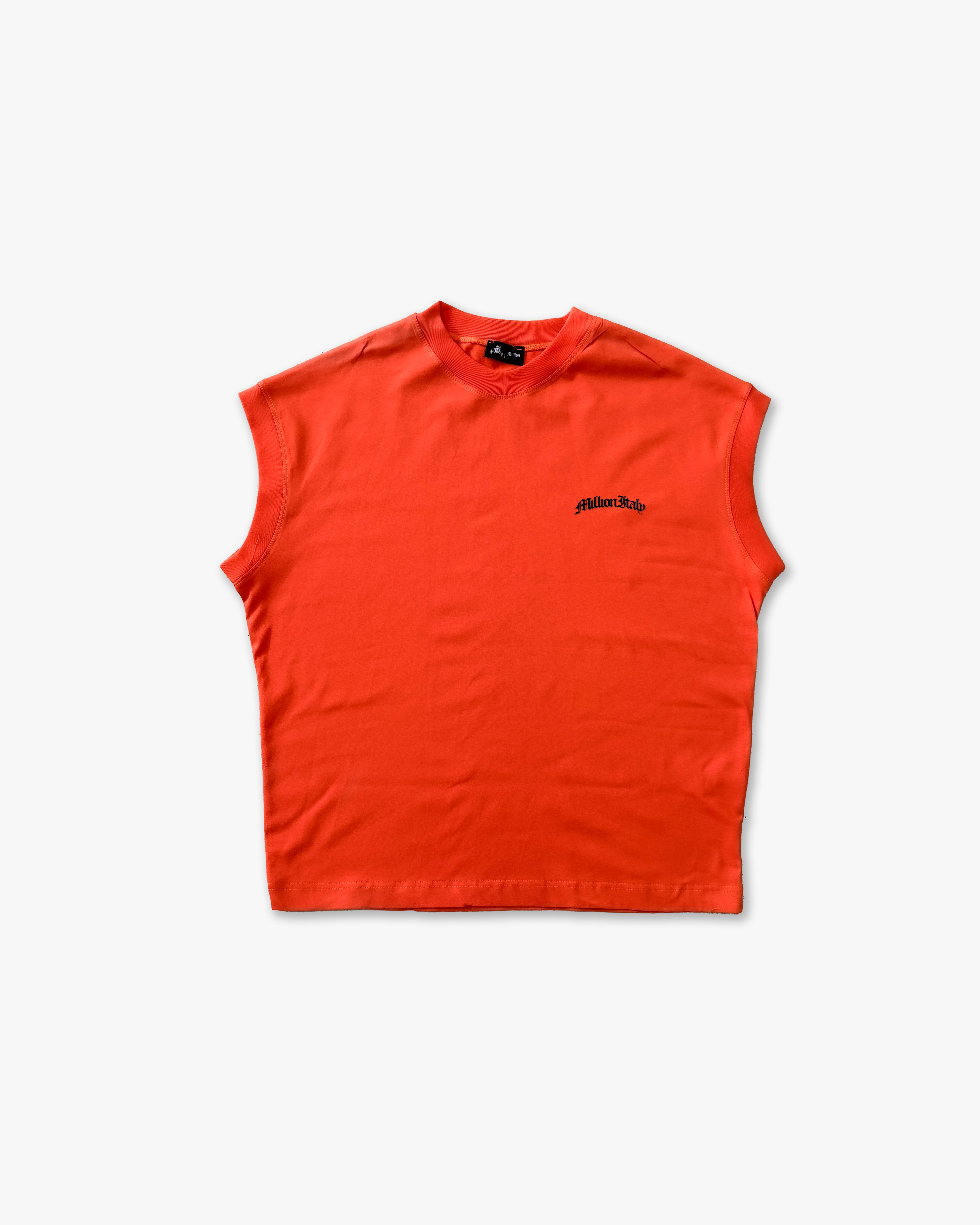 Camiseta Sin Mangas Naranja