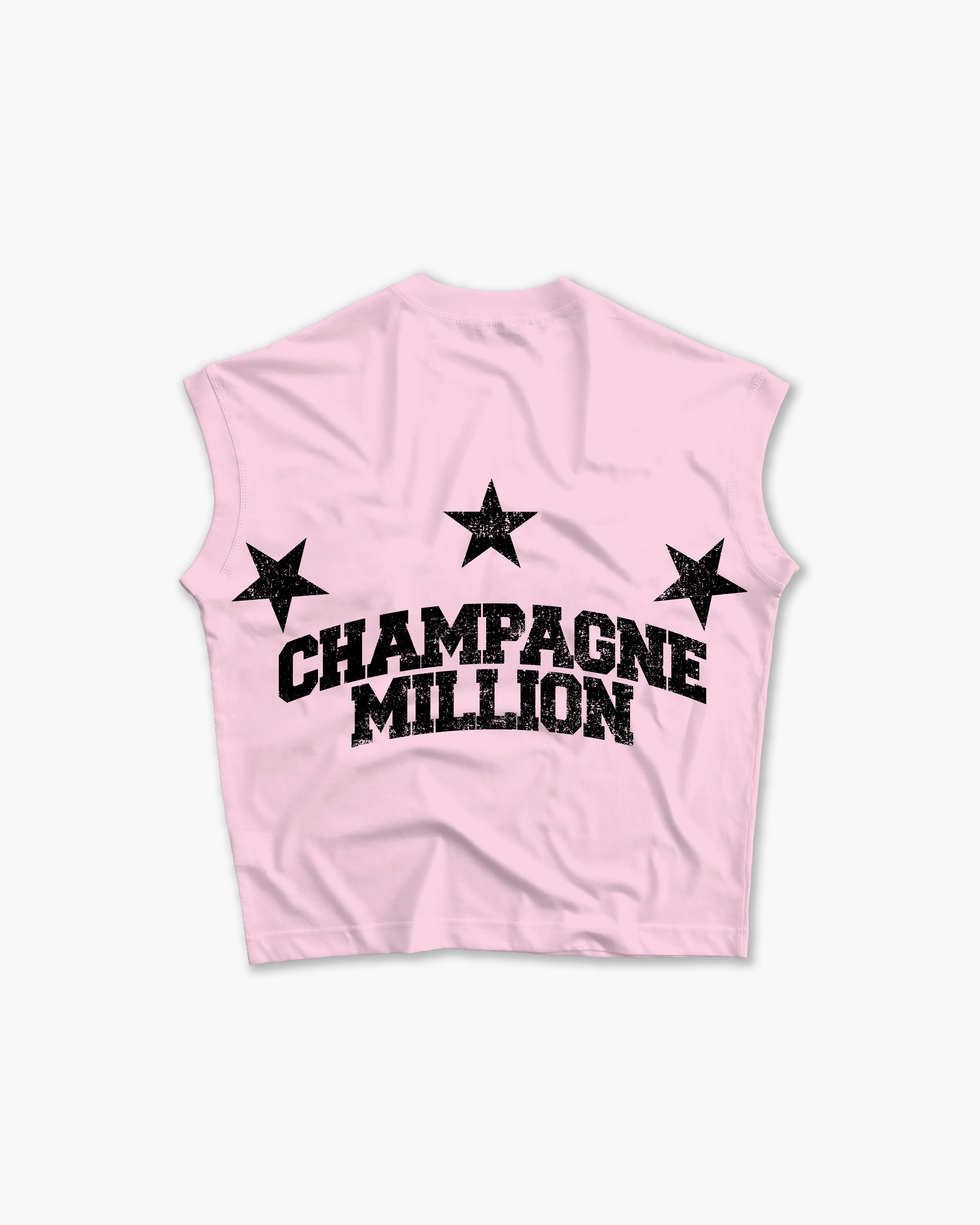 T-Shirt Champagne Million - Rosa