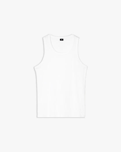 Camiseta de canalé Blanca