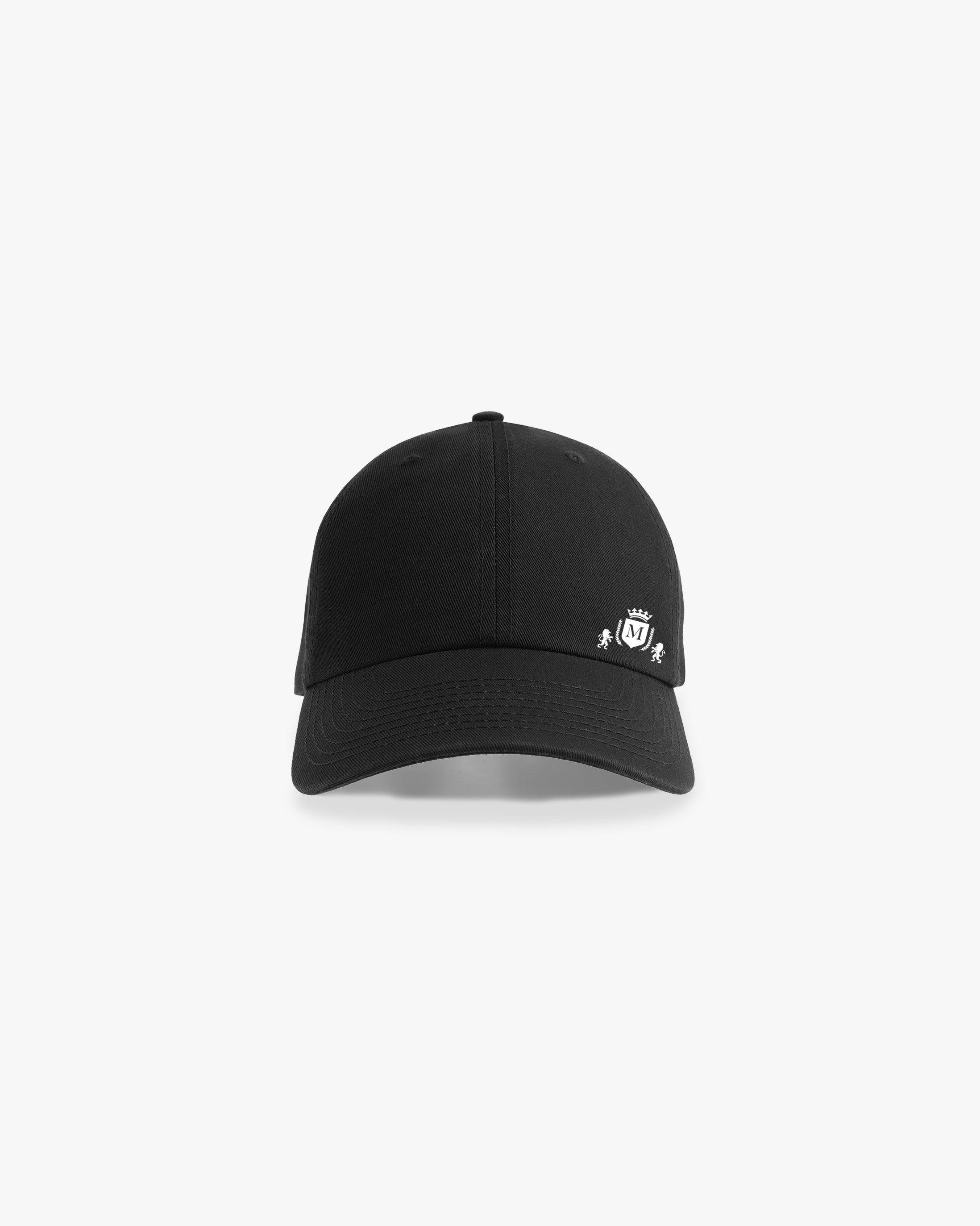 Gorra Negra con Mini-Logo Blanco
