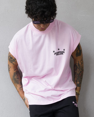 T-Shirt Champagne Million - Rosa
