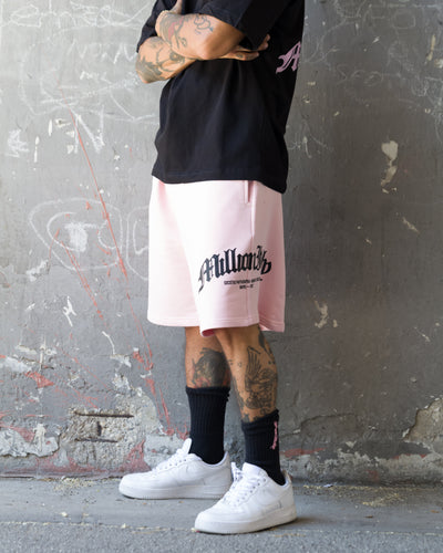 Pantalones Cortos Rosas Logo Arco