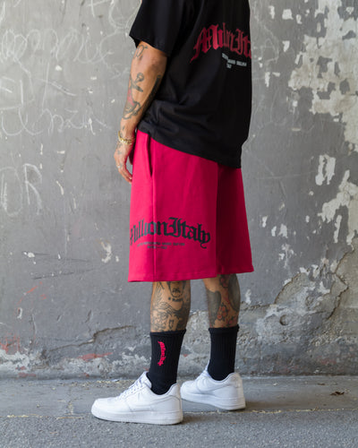 Pantalones Cortos Rojos Logo Arco