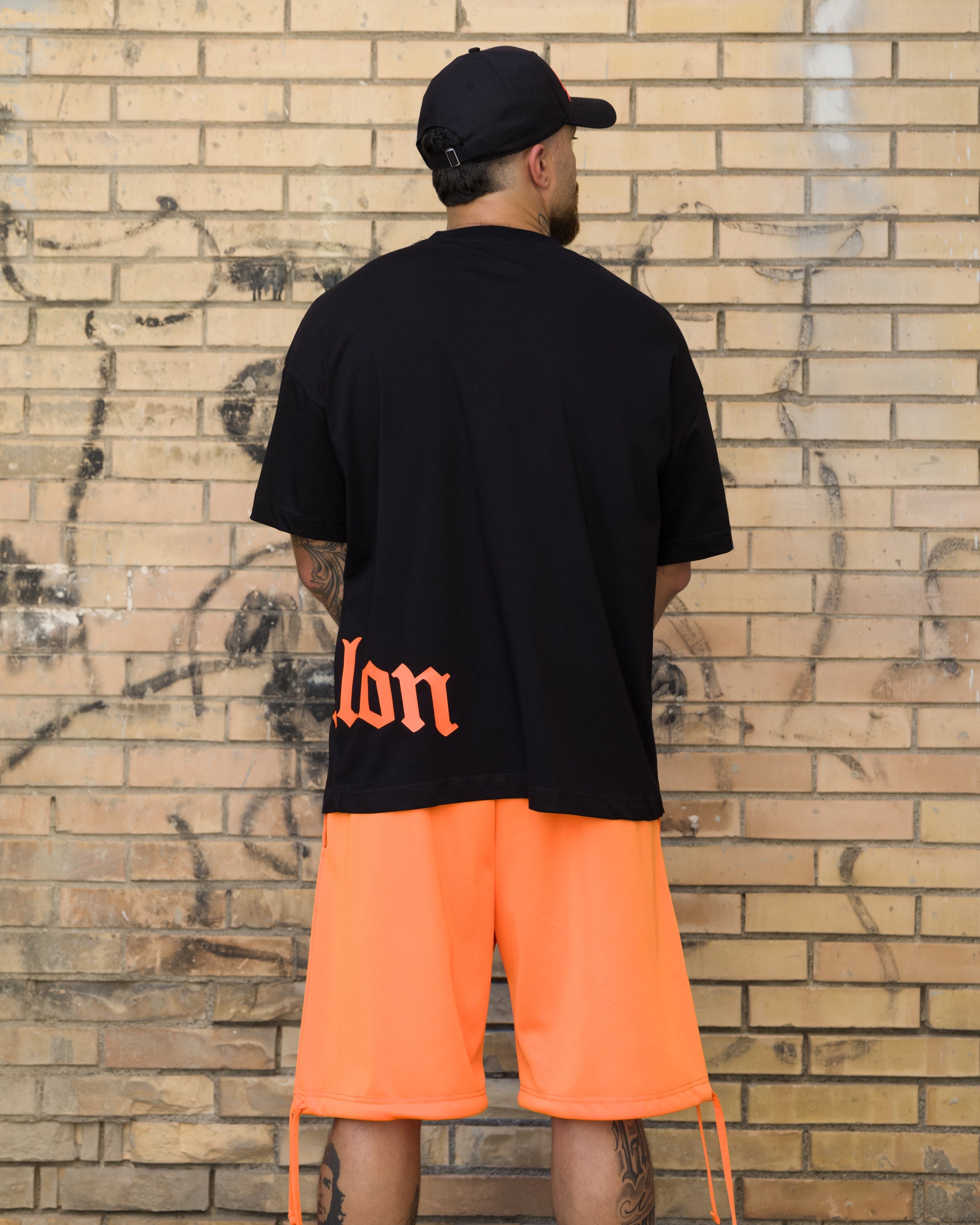 Pantalones cortos Gótico Naranja