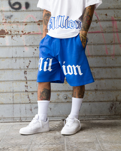 Pantalones Cortos Logo Completo Royal  