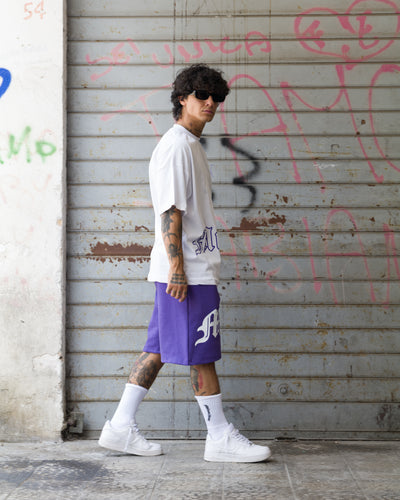 Pantalones Cortos Logo Completo Viola
