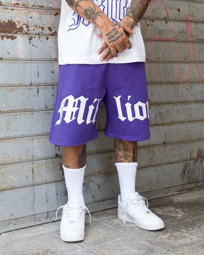 Pantalones Cortos Logo Completo Viola