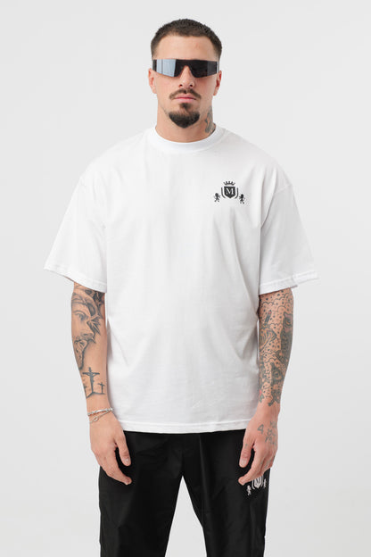 Camiseta Blanca con Logo Negro