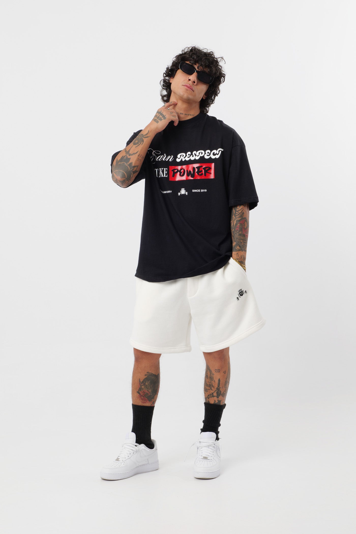 Short Drip Blanco