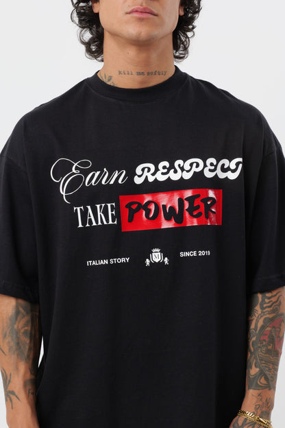 Camiseta Respect Negra