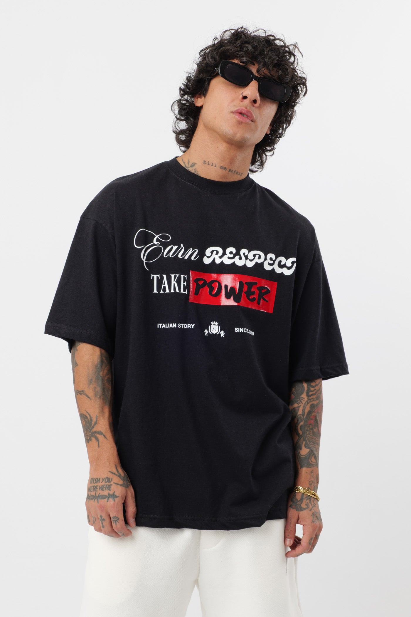 Camiseta Respect Negra