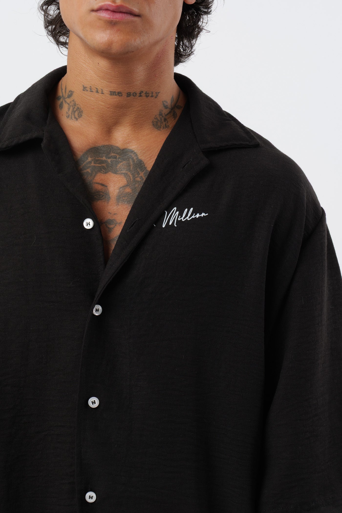 Conjunto de lino negro