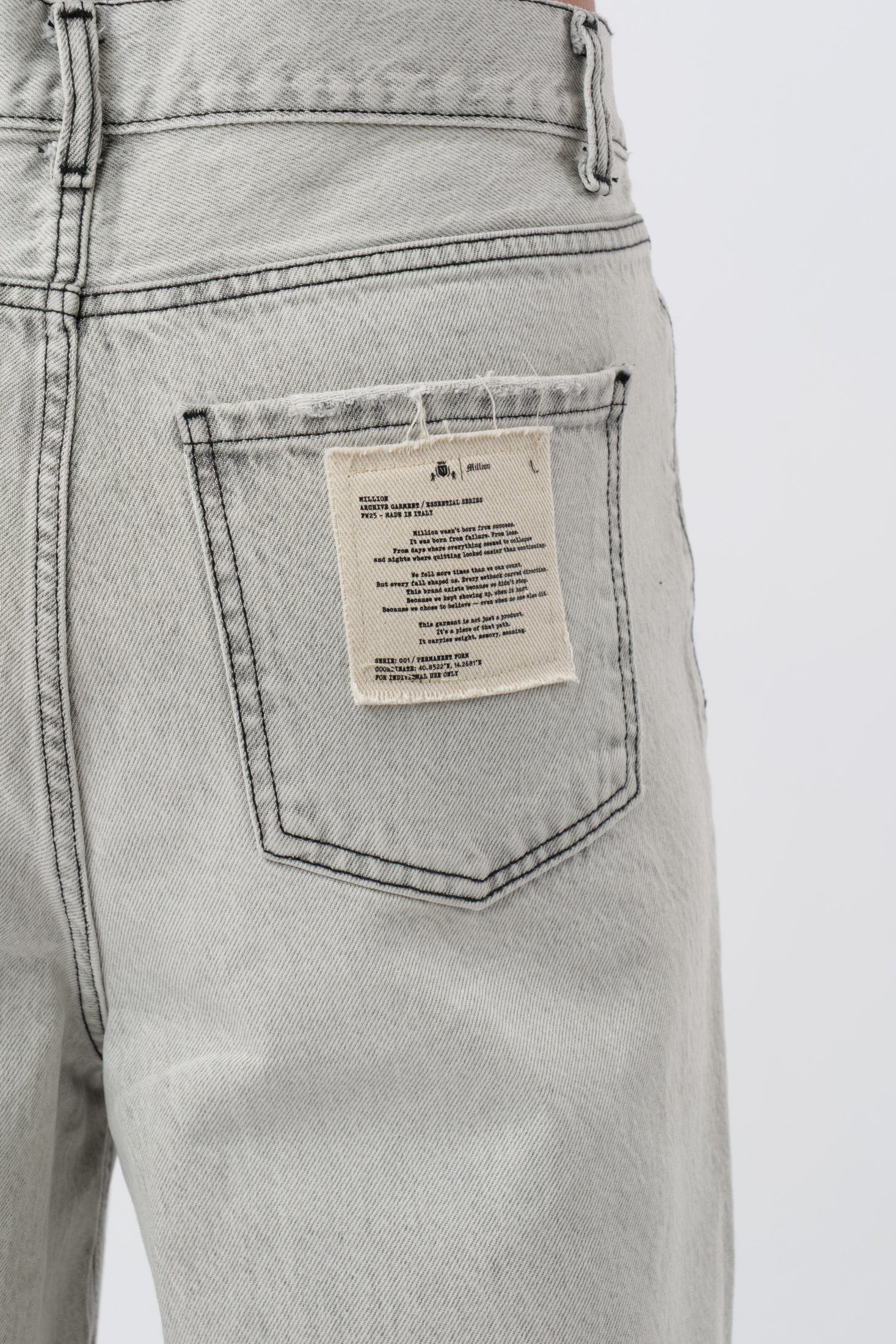 Archive Denim - Gris Claro