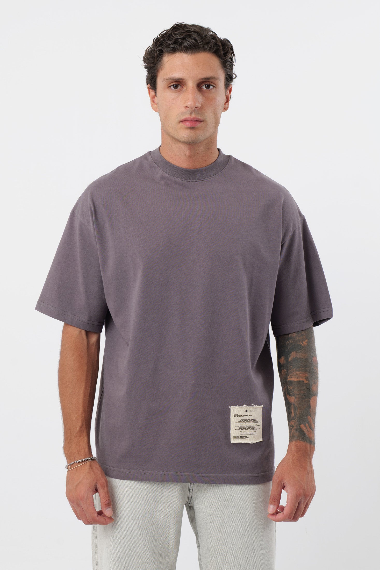 Tee "Archive" Gris