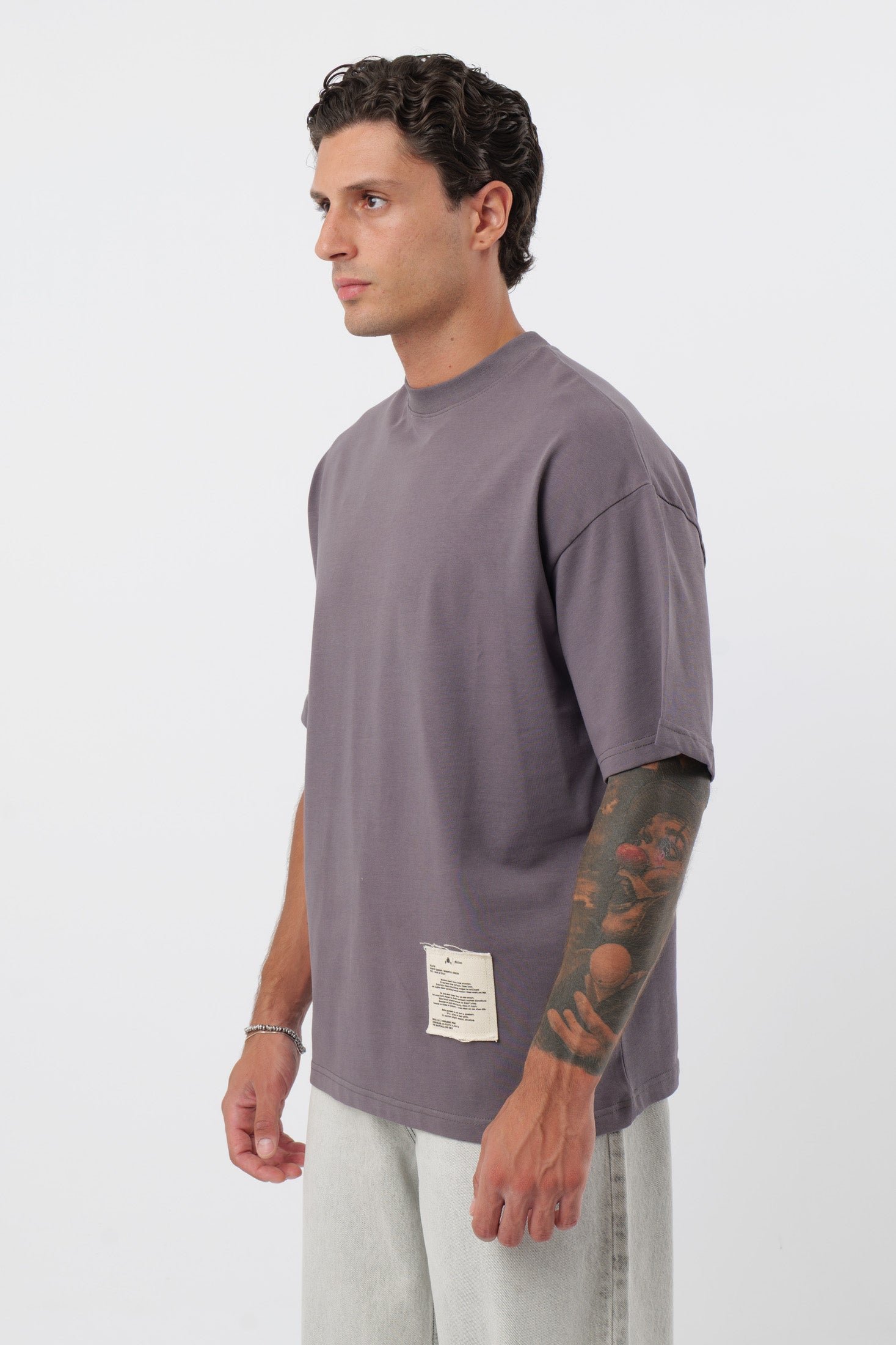 Tee "Archive" Gris