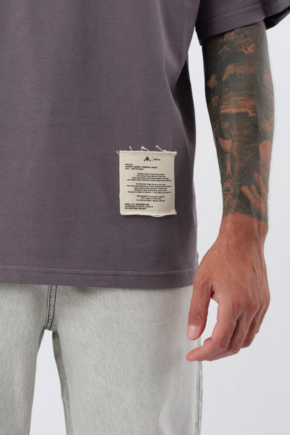Tee "Archive" Gris