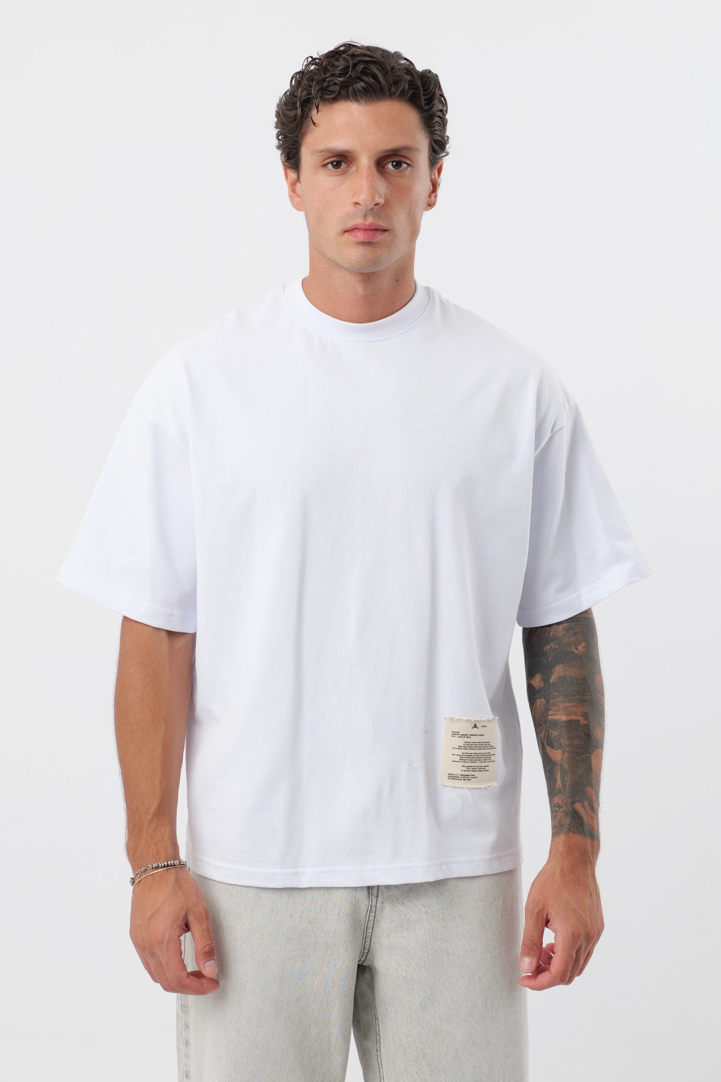 Tee "Archive" Blanca