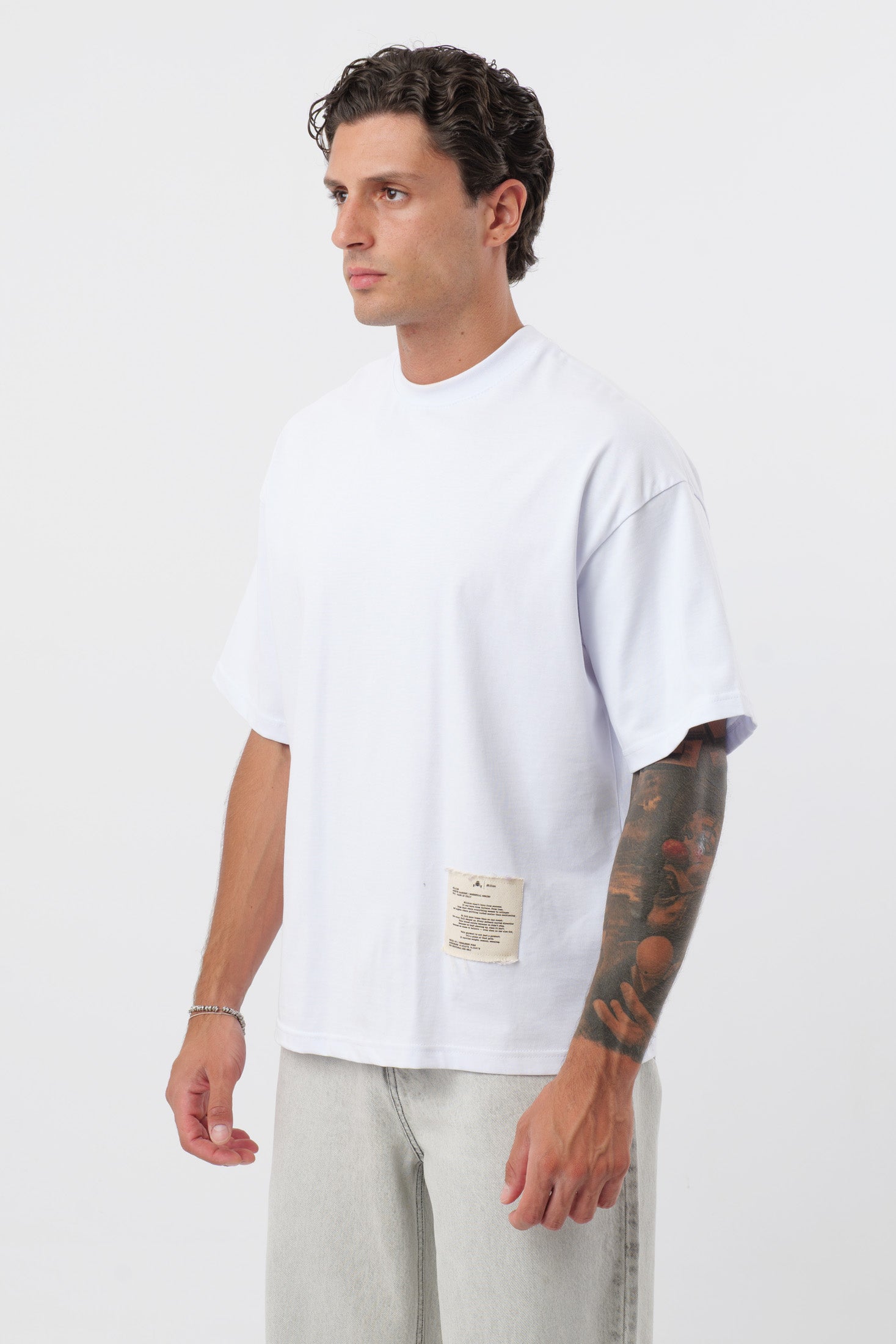 Tee "Archive" Blanca