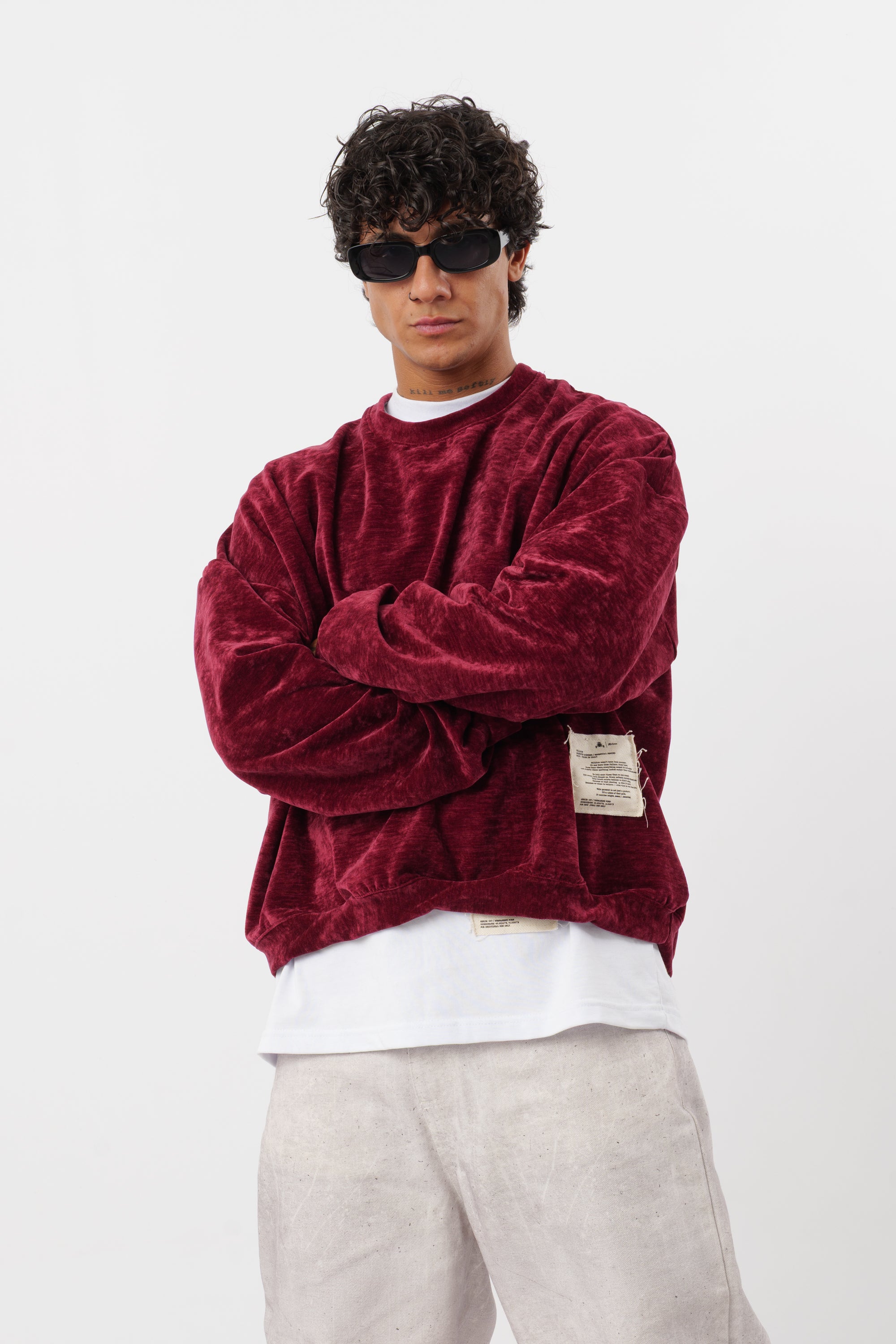 Crewneck 'Archive' Celeste