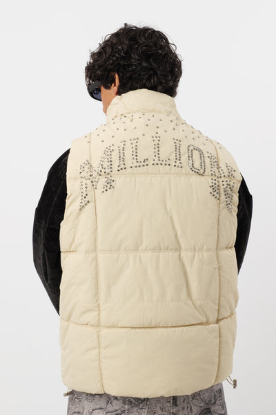 Chaleco Patrón Beige