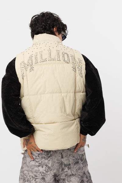 Chaleco Patrón Beige