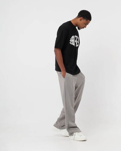 Pantalones Deportivos Logo Gris