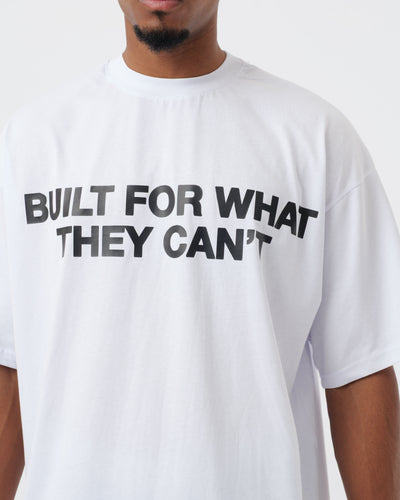 Camiseta Built Blanca