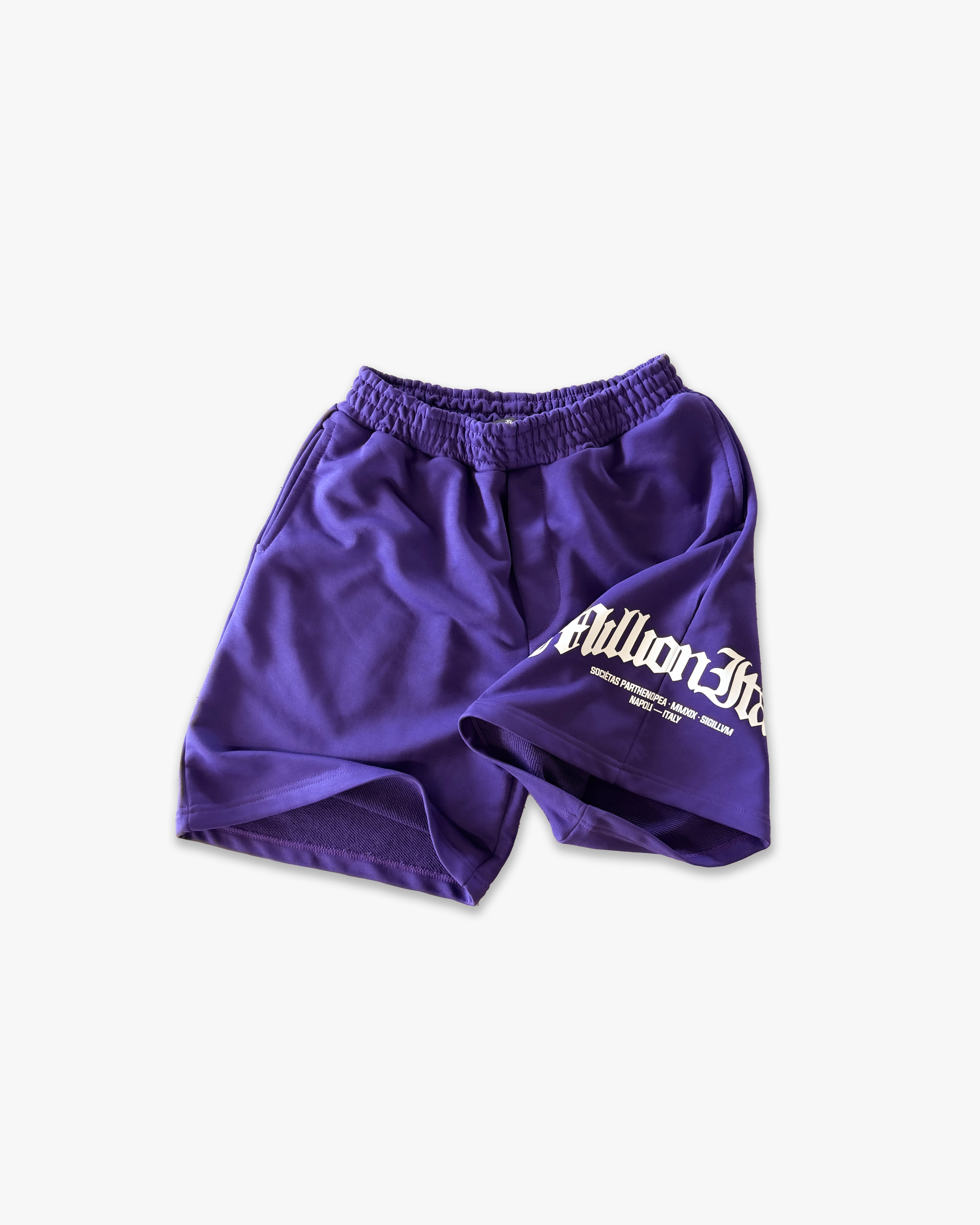 Pantalones Cortos Violeta Logo Arco