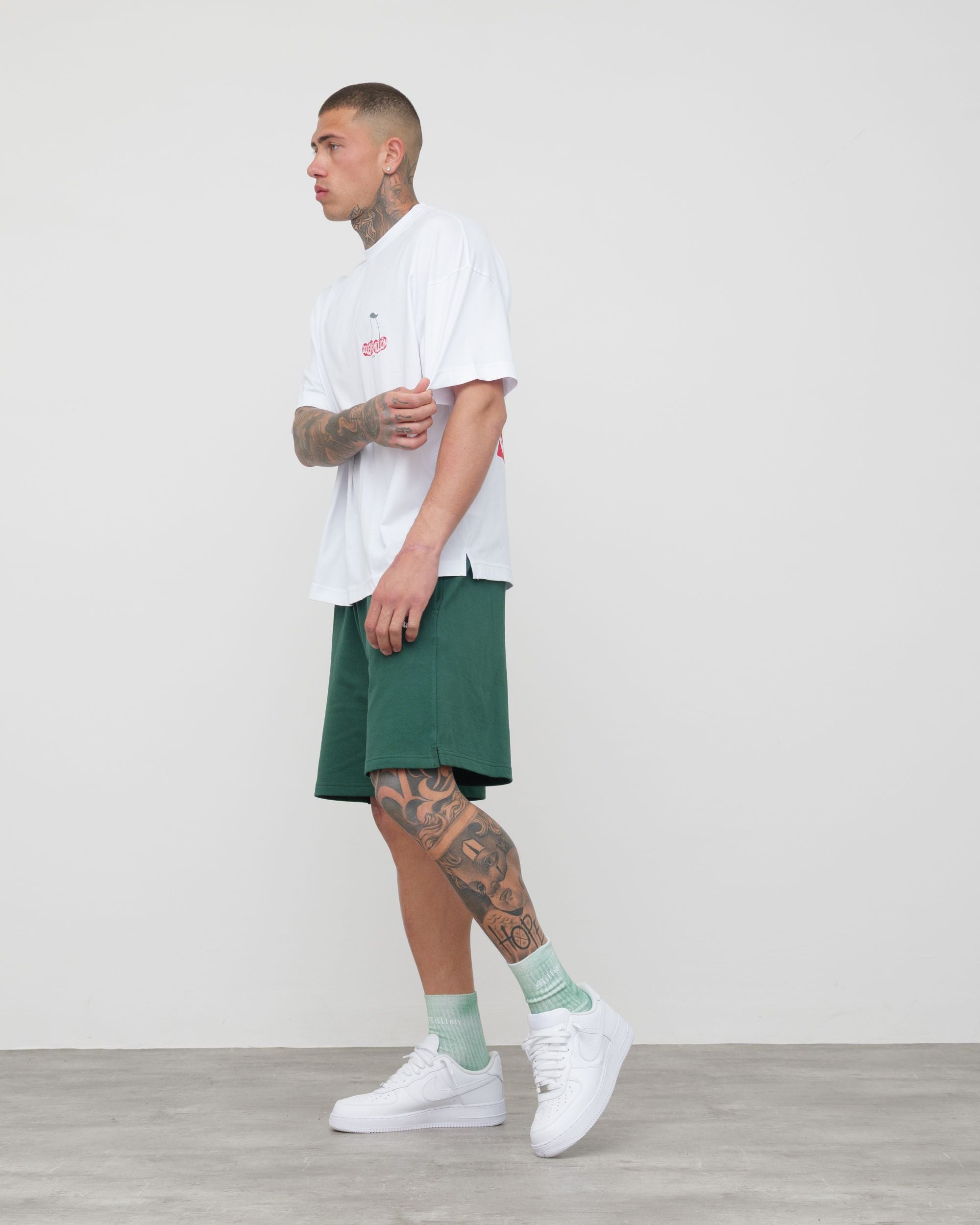 T-Shirt Ciliegie Bianca