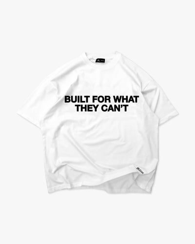 Camiseta Built Blanca