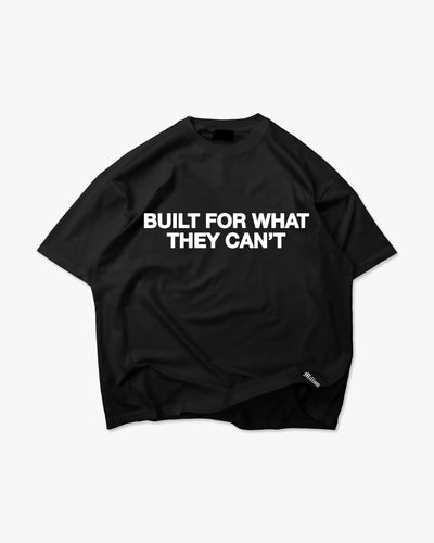 Camiseta Built Negra